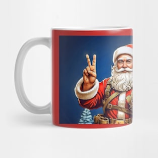 Peace time Santa Mug